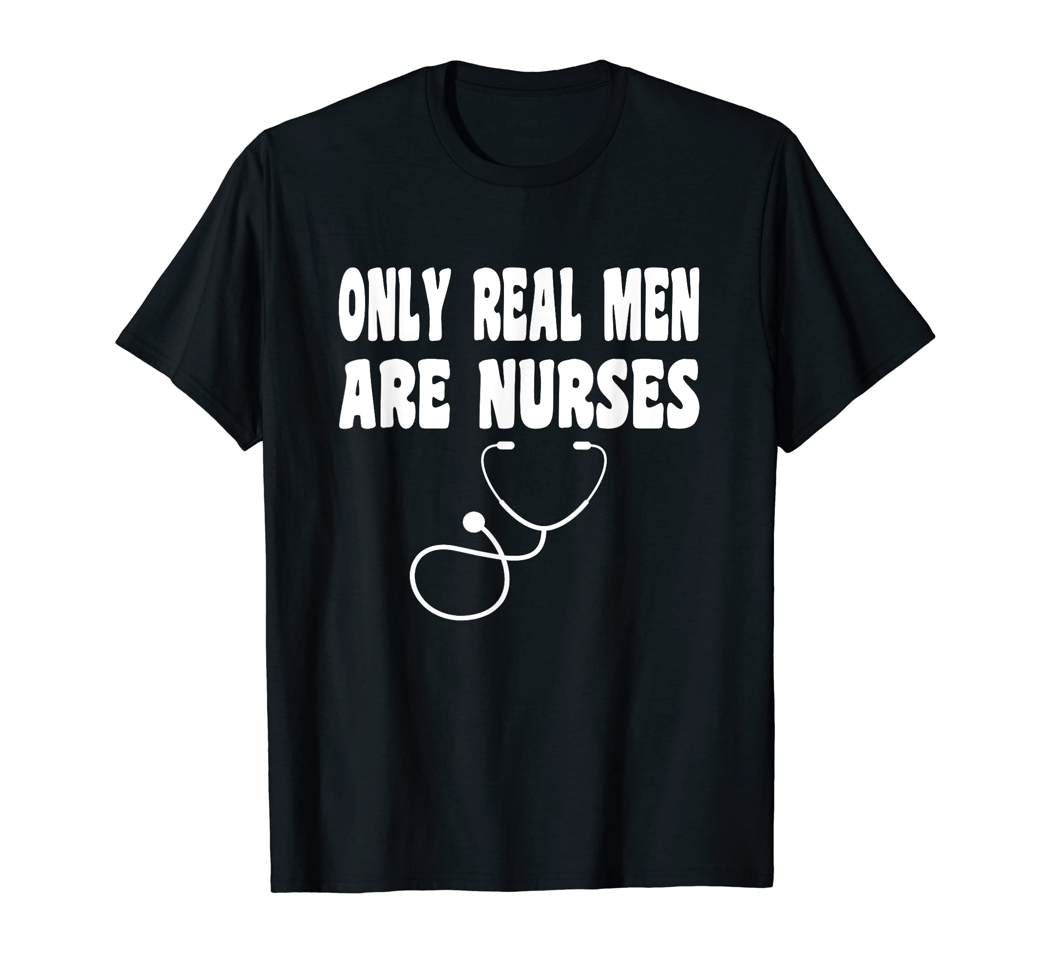 Male Nurse EMT Paramedic Hospital ER RN CRNA CNS FNP LPN NCO T-Shirt, Black