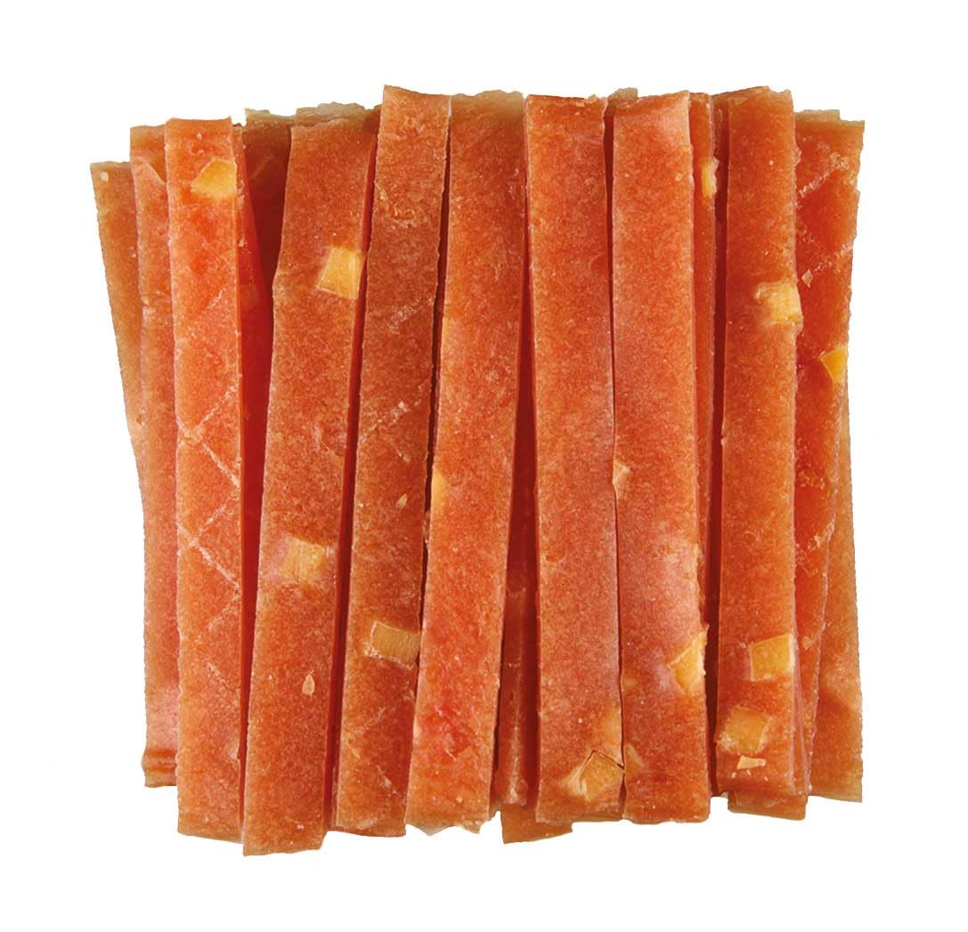 TRIXIE PREMIO strisce formaggio & pollo snack per cani – gustoso snack al pollo senza zuccheri aggiunti né glutine – senza cereali – premio per l'addestramento – 100 g