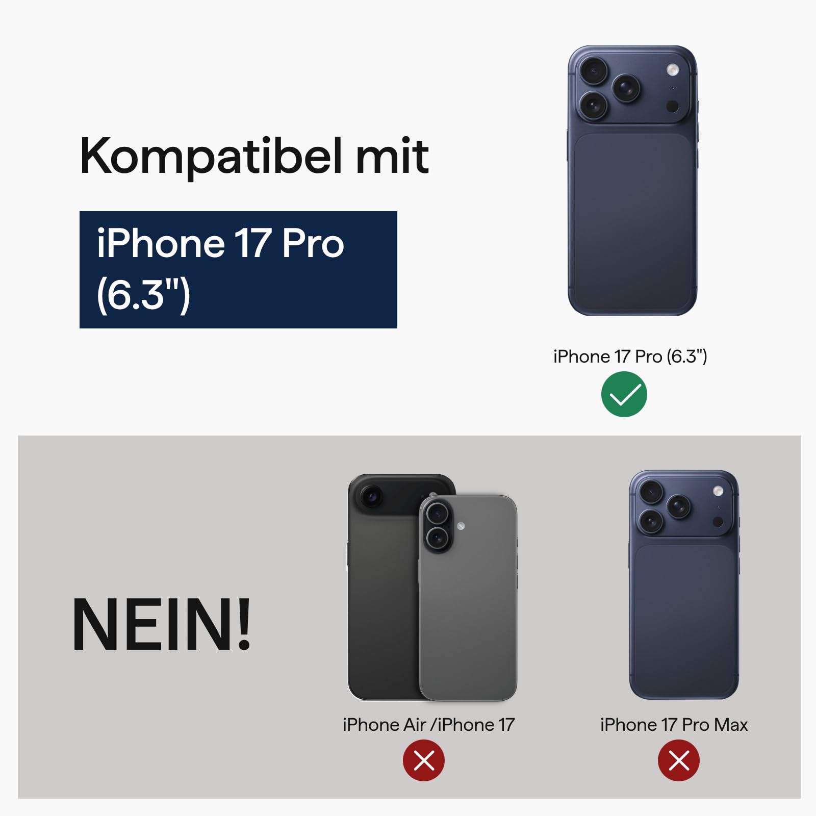pitaka Ultradünne Hülle für iPhone 17 Pro aus Aramidfaser Schwarz/Grau | Aramidfaser Hülle 0,9mm dünn mit Kamerasteuerung Magsafe-kompatibel Slim Minimalistisch für Business & Alltag