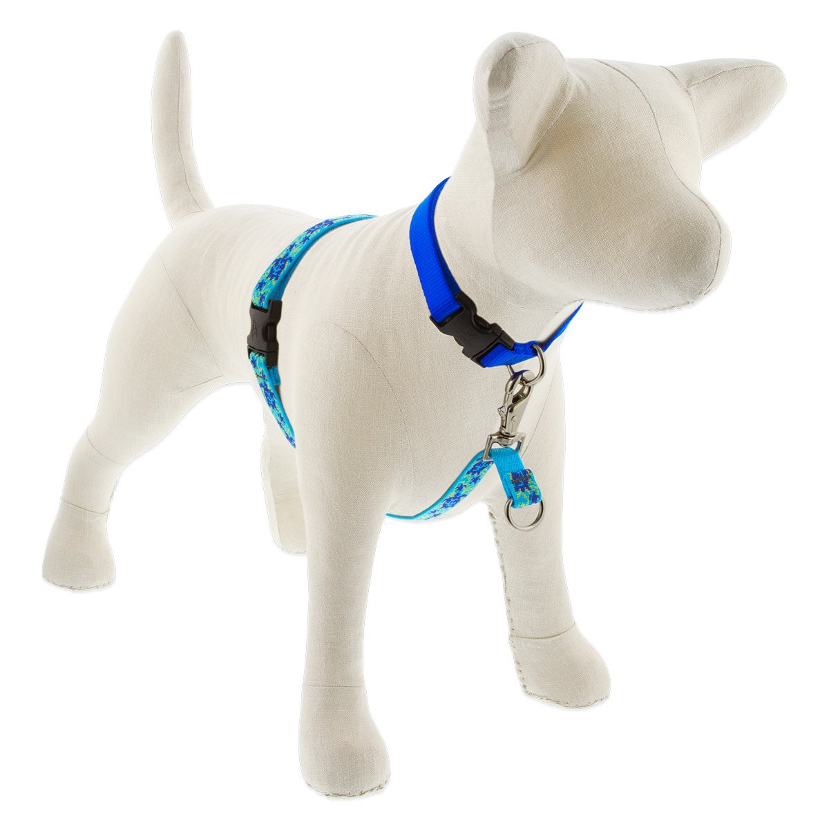 LupinePet Originals Turtle Reef - Arnés de entrenamiento antitirones para perros pequeños a medianos de 16 a 26 pulgadas