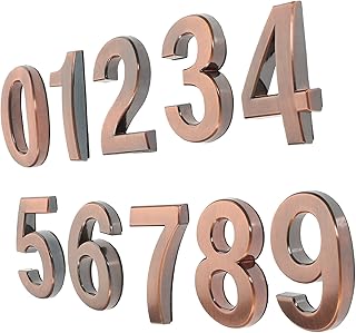 GRIRIW Door Address Number 10pcs Digital Number Address Plaques Numbers Cars Number Stickers Door Number Stickers for Logo Room Number