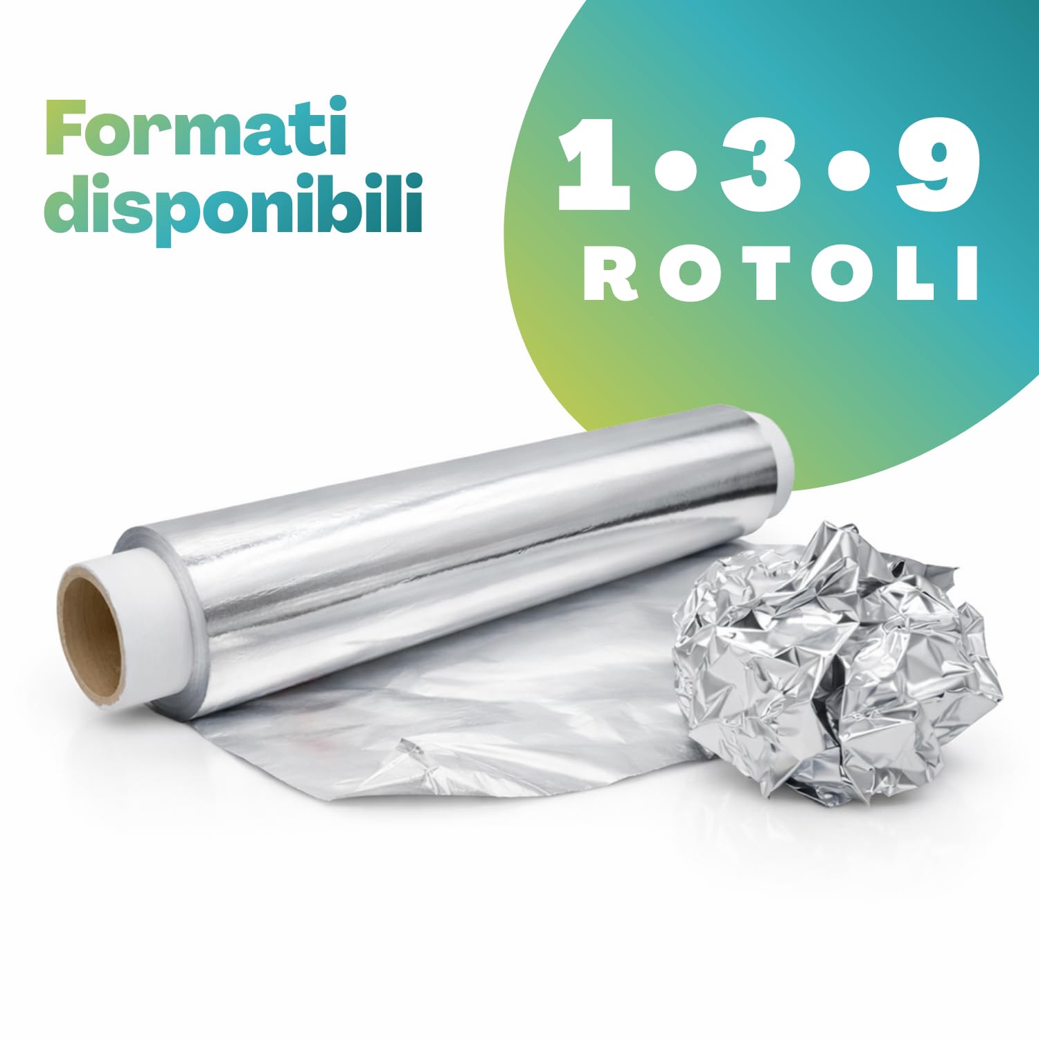 Virsus 9 Rotoli Alluminio 100 metri carta stagnola cucina