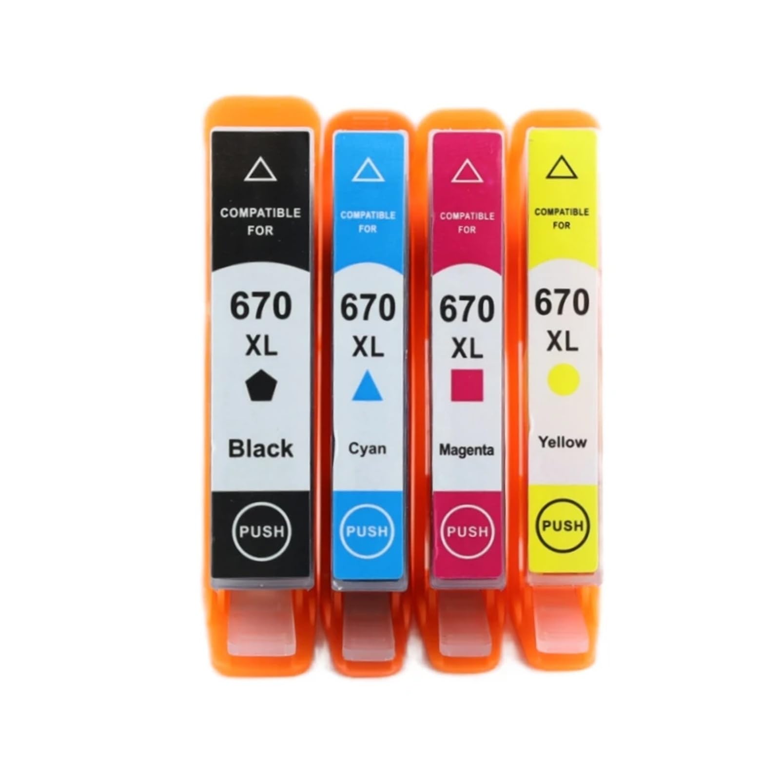 Cartucce d'inchiostro 670XL compatibili for HP DeskJet 3525 4615 4620