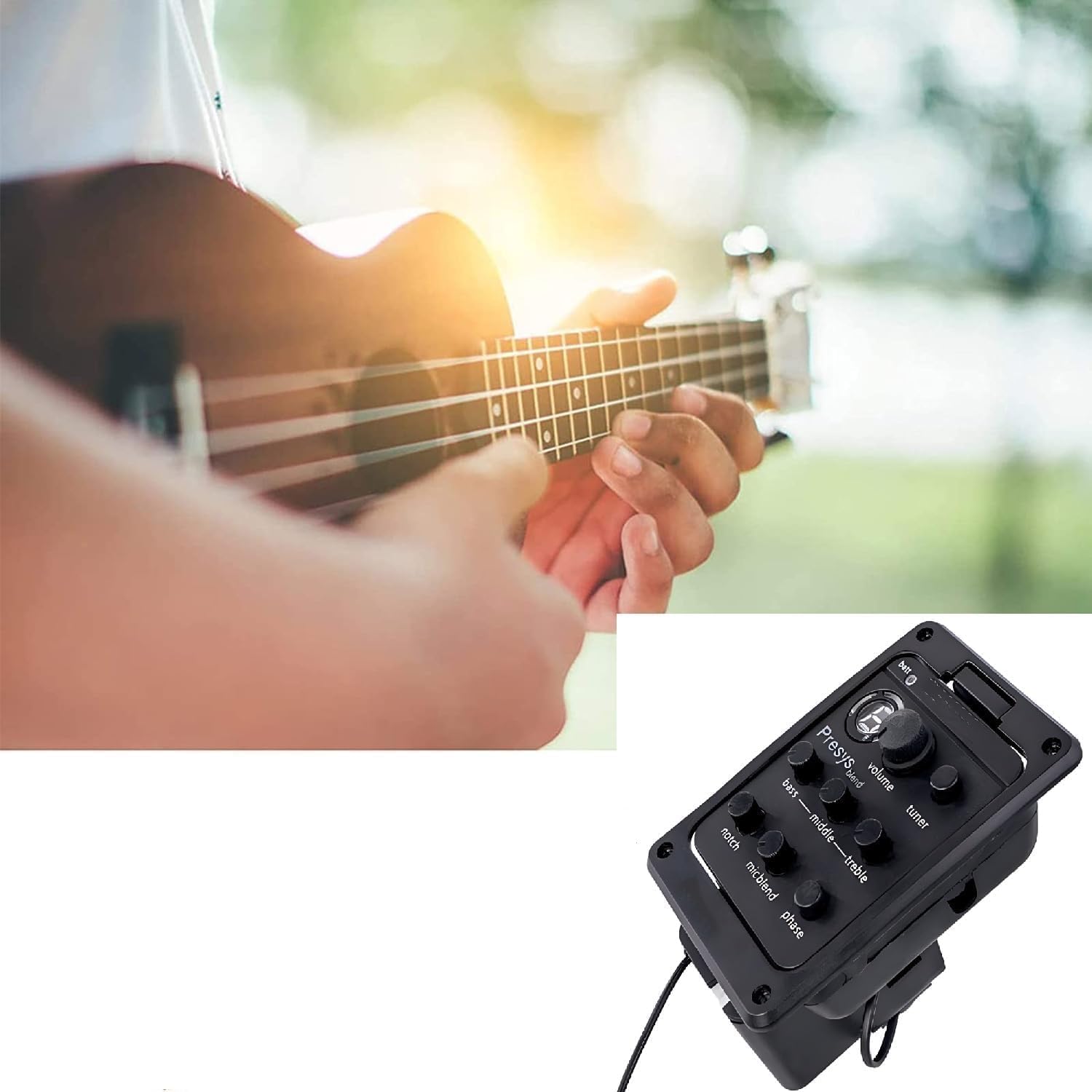 Egaliseur pour Guitare Acoustique sur Bord, préampli, Guitare, Outil 201