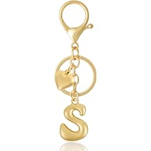 Heart Bubble Letter Keychain for Women, Girls