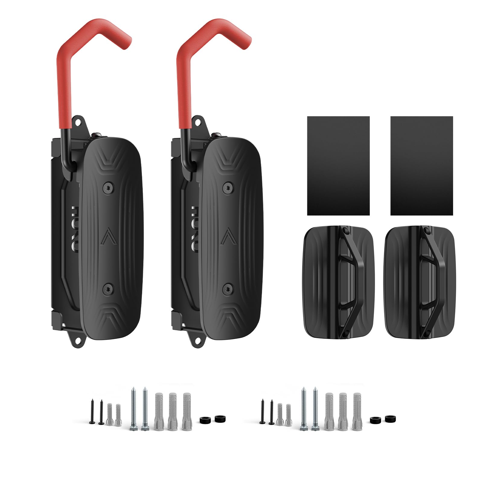 HOKO-VELO 30 2er set Fahrradhalterung Wandmontage mit Hinterrad Halterung – Seitlich schwenkbar, platzsparend & stabil, perfekt als Geschenk – Belastbar bis 30 kg für Mountainbike, Rennrad & Stadtrad