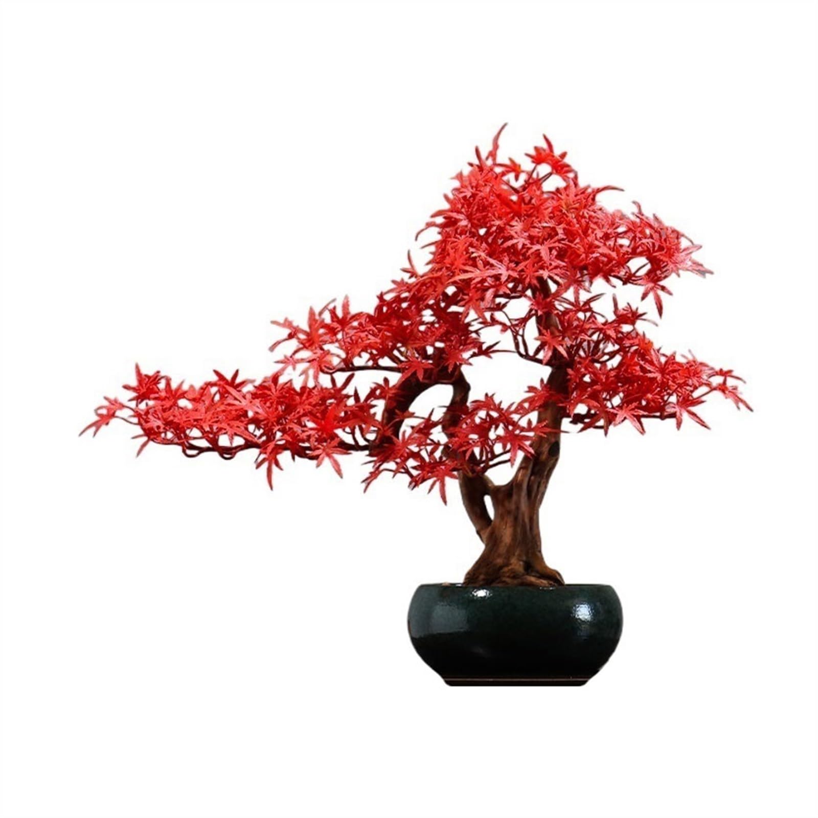 WOTZOV Realistic Artificial Trees, High-Grade Hotel Desktop Landscaping Artificial Potted Plants Simulation Tree Bonsai Ornaments Desktop Decorations,Bonsai Deco