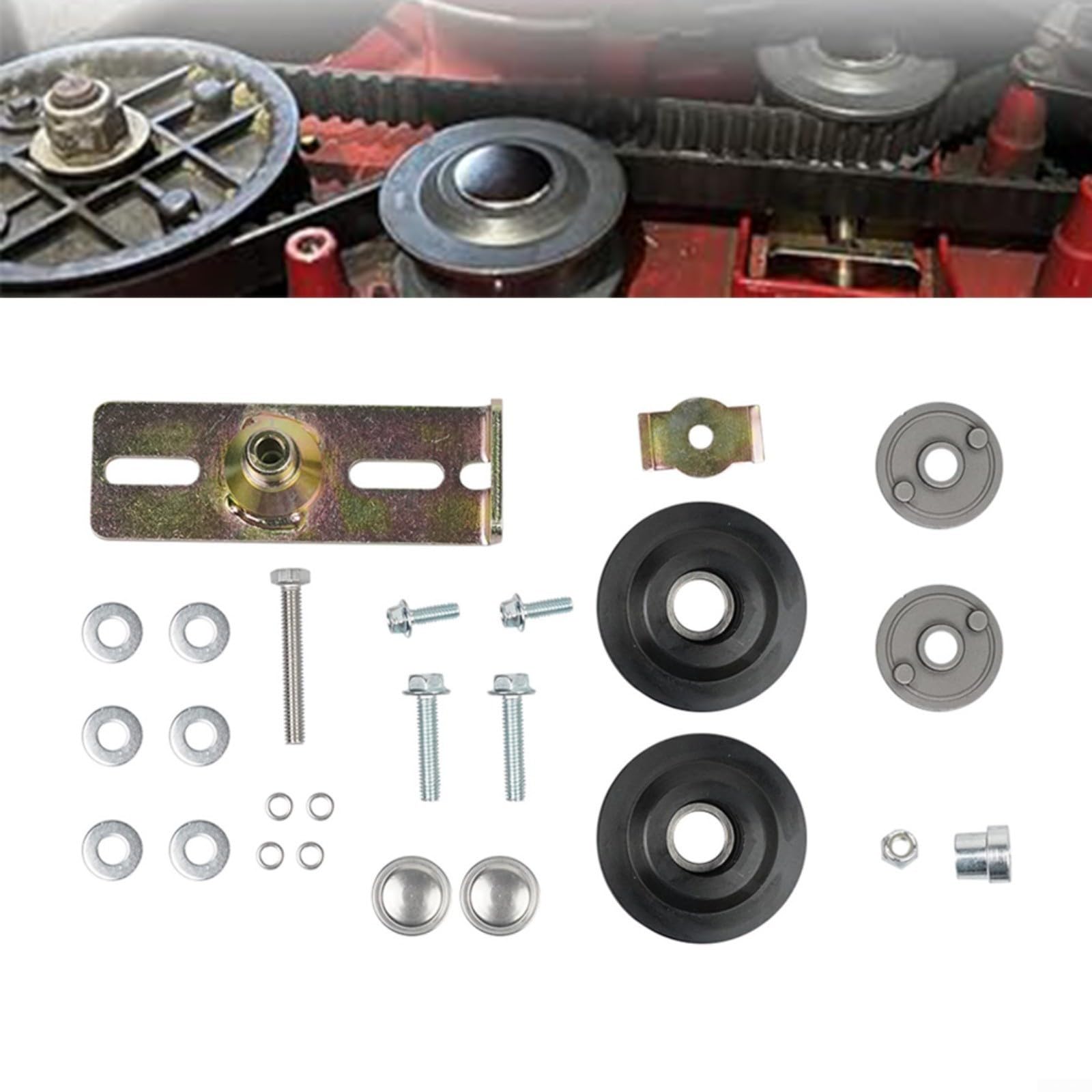 Kit de actualización de correa de polea tensora para modelos de cortacésped para Toro para TurfMaster para TimeMaster para Exmark ECKA30 ECS180CKA30000 ECX200CKC30000