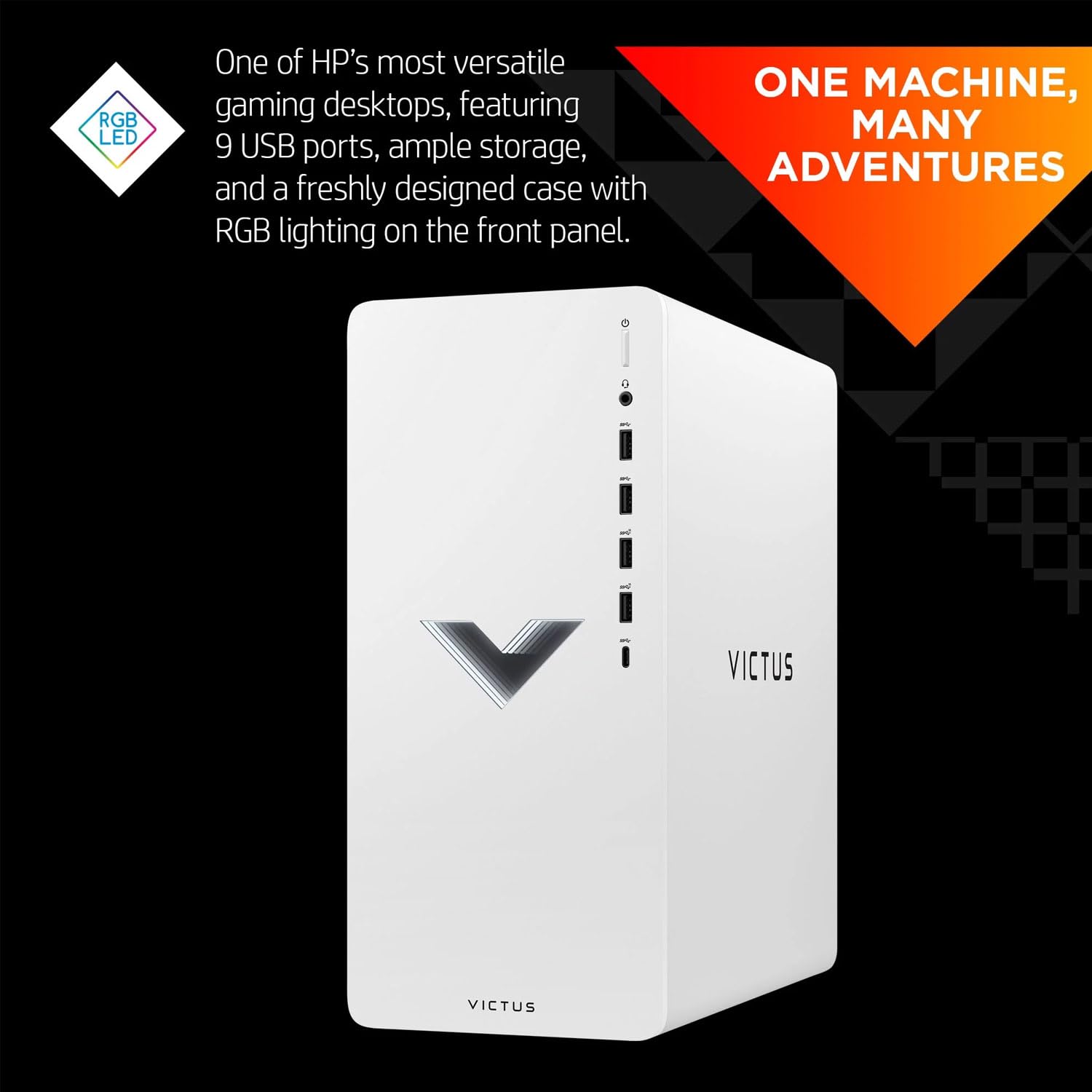 Amazon.com: HP Victus 15L Ryzen 7 RTX 4060 Premium Gaming Desktop
