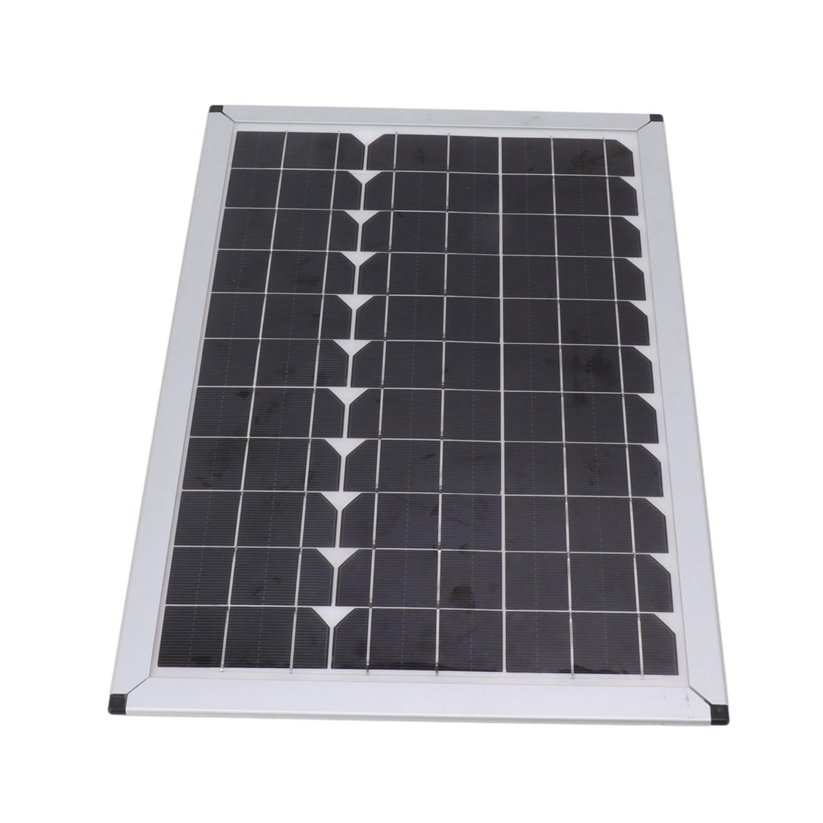 EMUKOEP Pannello Solare 100W 18V Silicio Monocristallino 15.7in Lungo 10.8in Ampio Caricatore Pannello Solare Portatile per Lampada Portatile per Auto