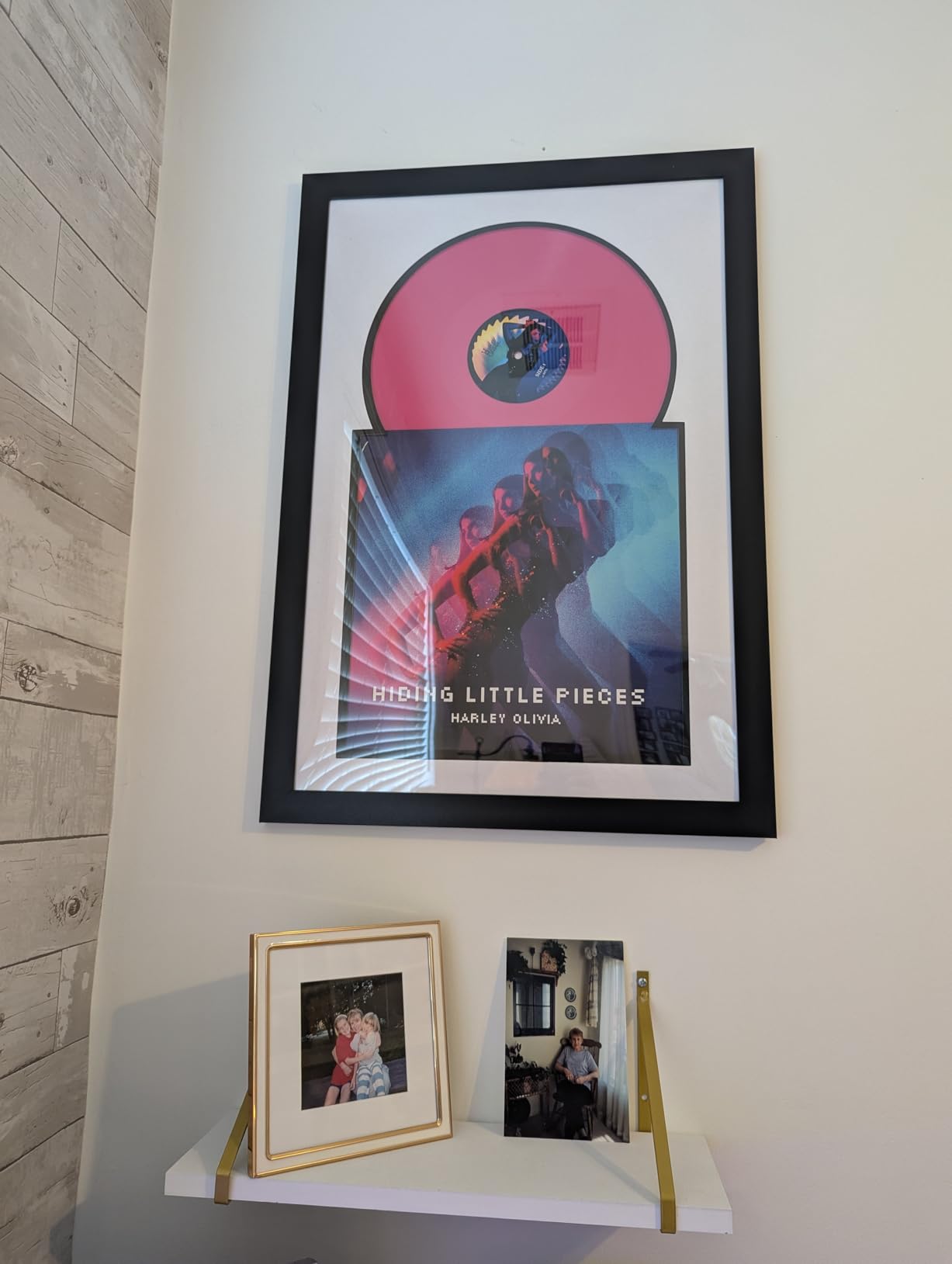 Jukebox Frame eletecpro Black Record Frame 16x 24 Inches, Jukebox Album Frames for ...
