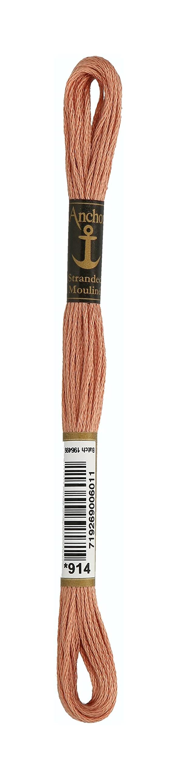 Anchor Six Strand Embroidery Floss 8.75 Yards-Flesh Medium Dark 12 per Box — image 1