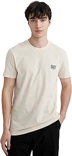 DeFacto Man Knitted Slim Fit Crew Neck Short Sleeve C2078AX Modern