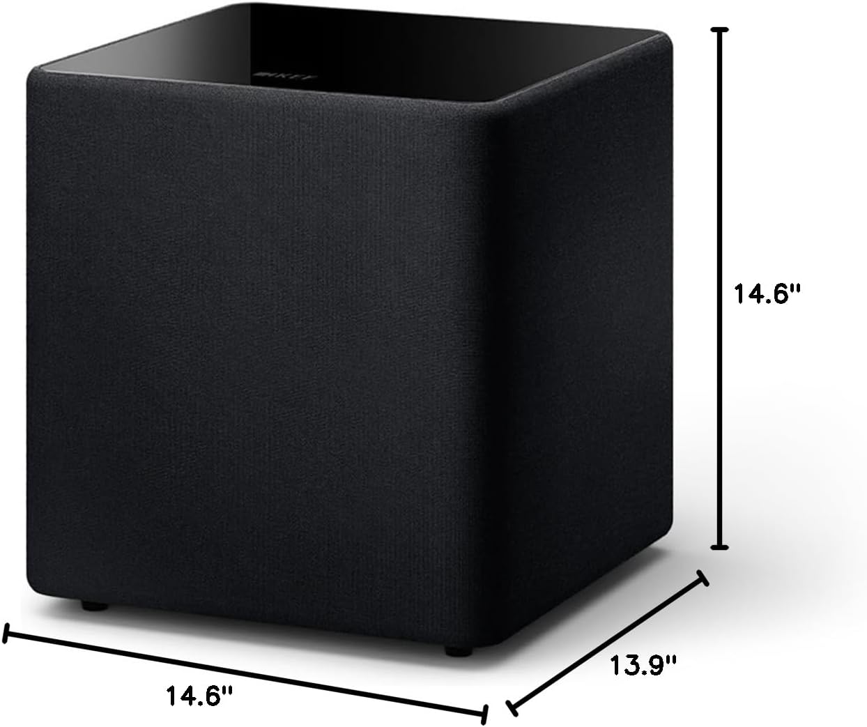 Dimensions of the KEF Kube 10 MIE Subwoofer