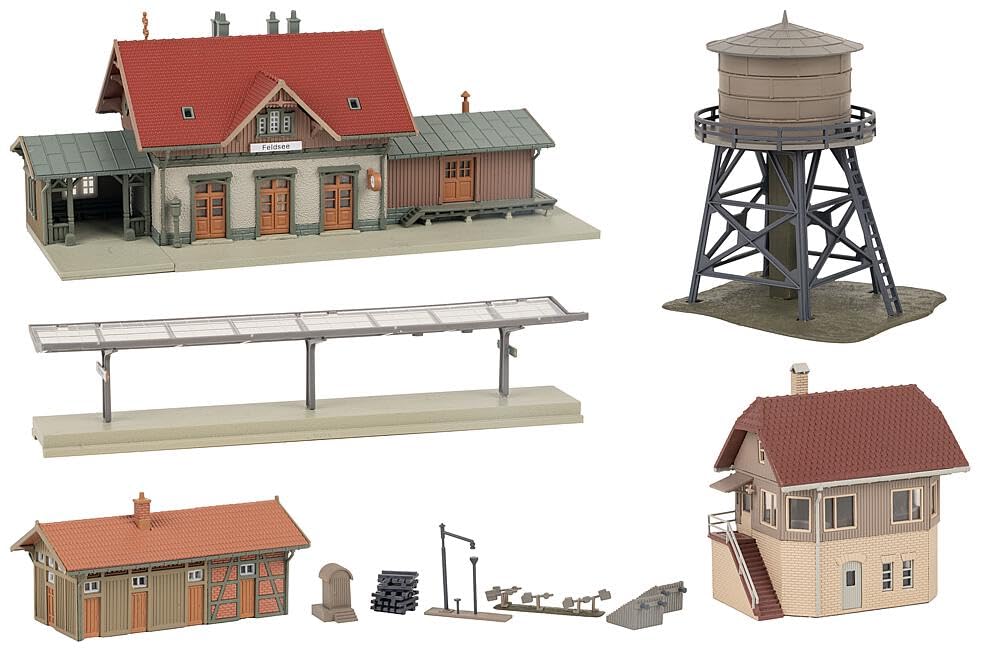 FALLER 239011 - Kit di azione Stazione Feldsee - Scartamento N