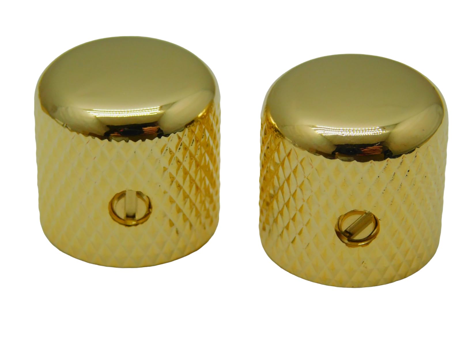 Gold DomeMetal Bushing Style Guitar Knob Fits Aha, and Solid Shaft