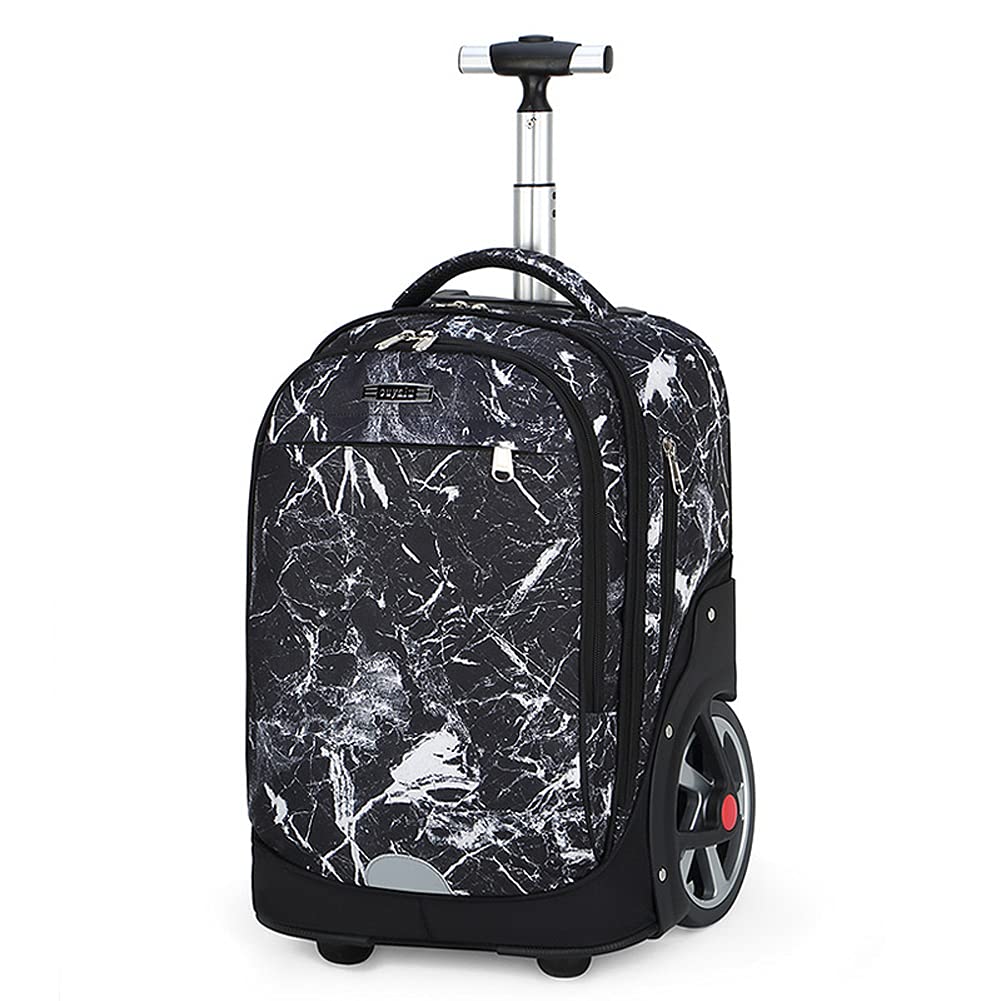 Schulrucksack mit Rädern, Schulrucksack für Kinder, mit großem Fassungsvermögen, Kinderkoffer, Trolleybox