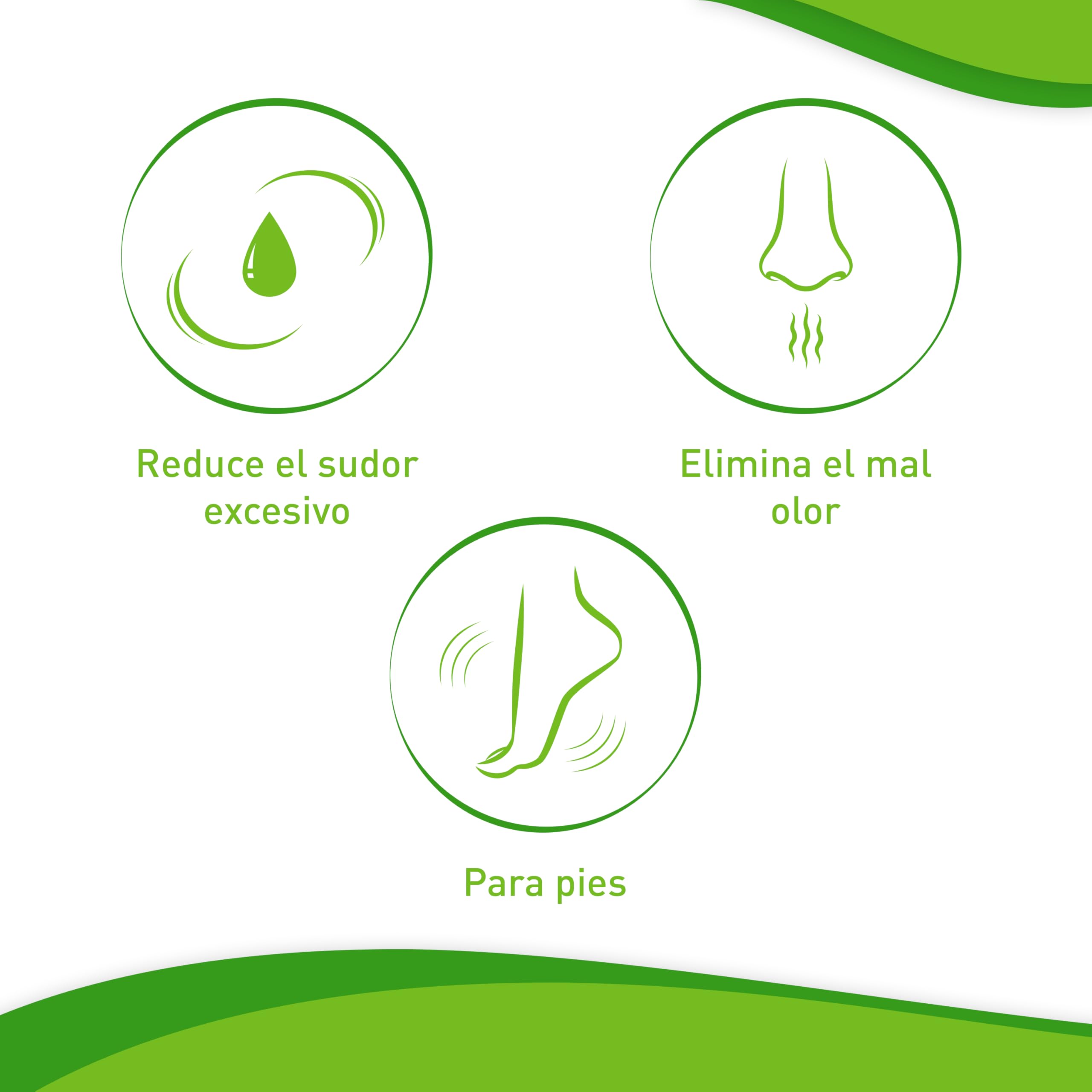Funsol Desodorante para Pies en Polvo 60 g Reduce Sudor Excesivo Elimina Mal Olor