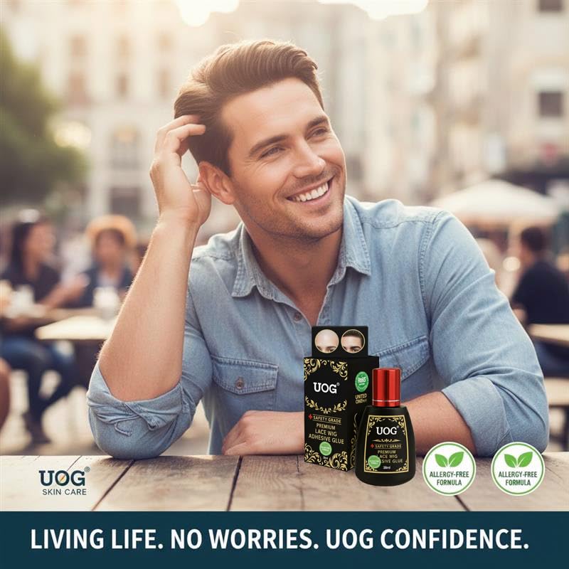 Miniatura 5 de UOG (United One) Pegamento adhesivo Toupee  Fuerte sujeción, unión invisible, impermeable y resistente a la humedad  Pegamento no tóxico, resistente