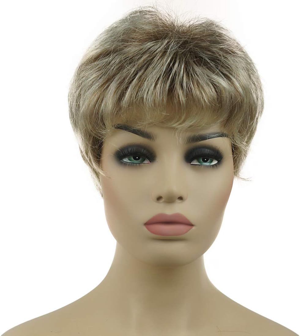 Lydell 6" Women Wigs Short Curly Hair Synthetic Full Wig (30T613), #30T613