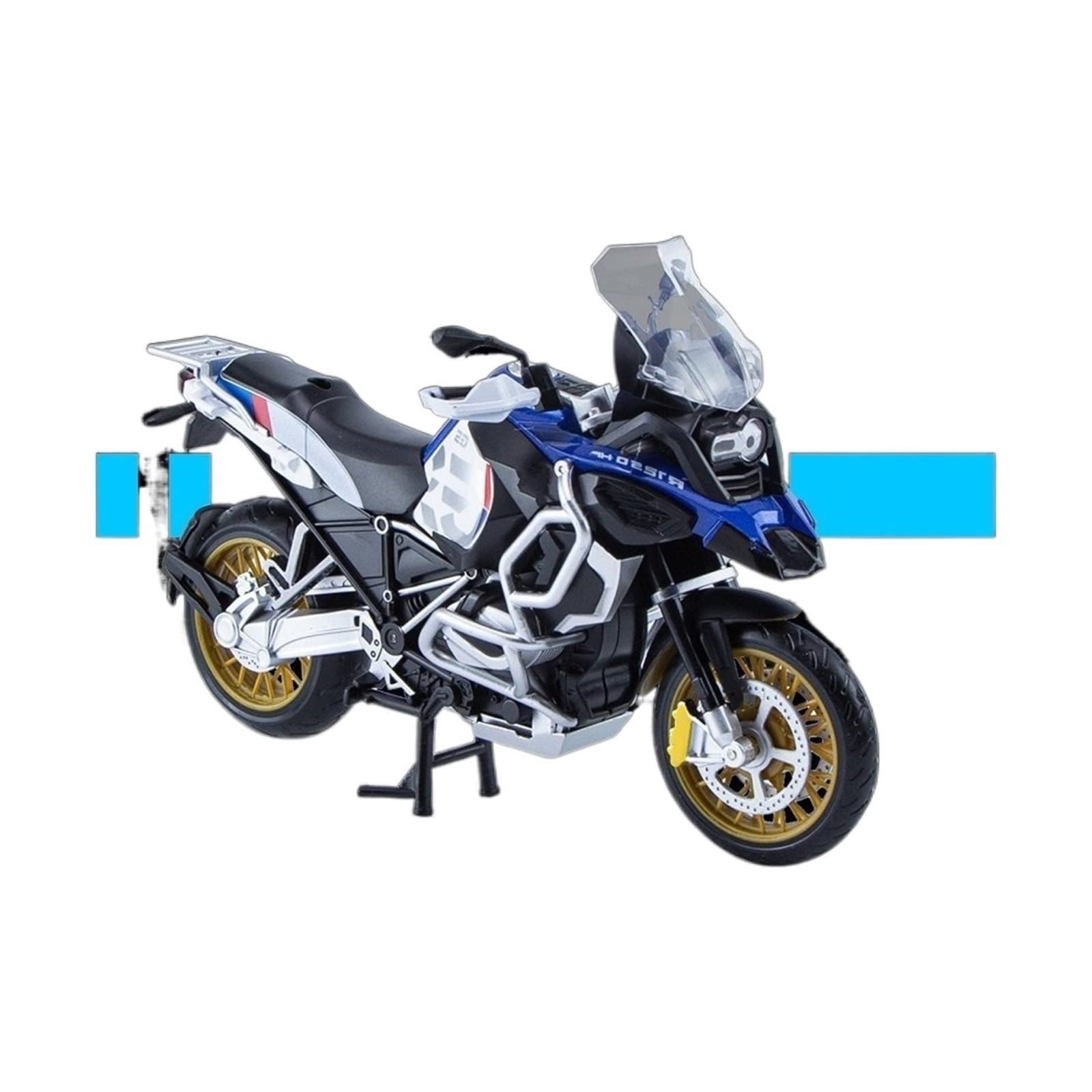 SEYXF Motorbike Toy for BMW R1250 GS Alloy Motorcycle Model Light & Sound Effect Diecast Toys Gift Collection 1/12 Scale