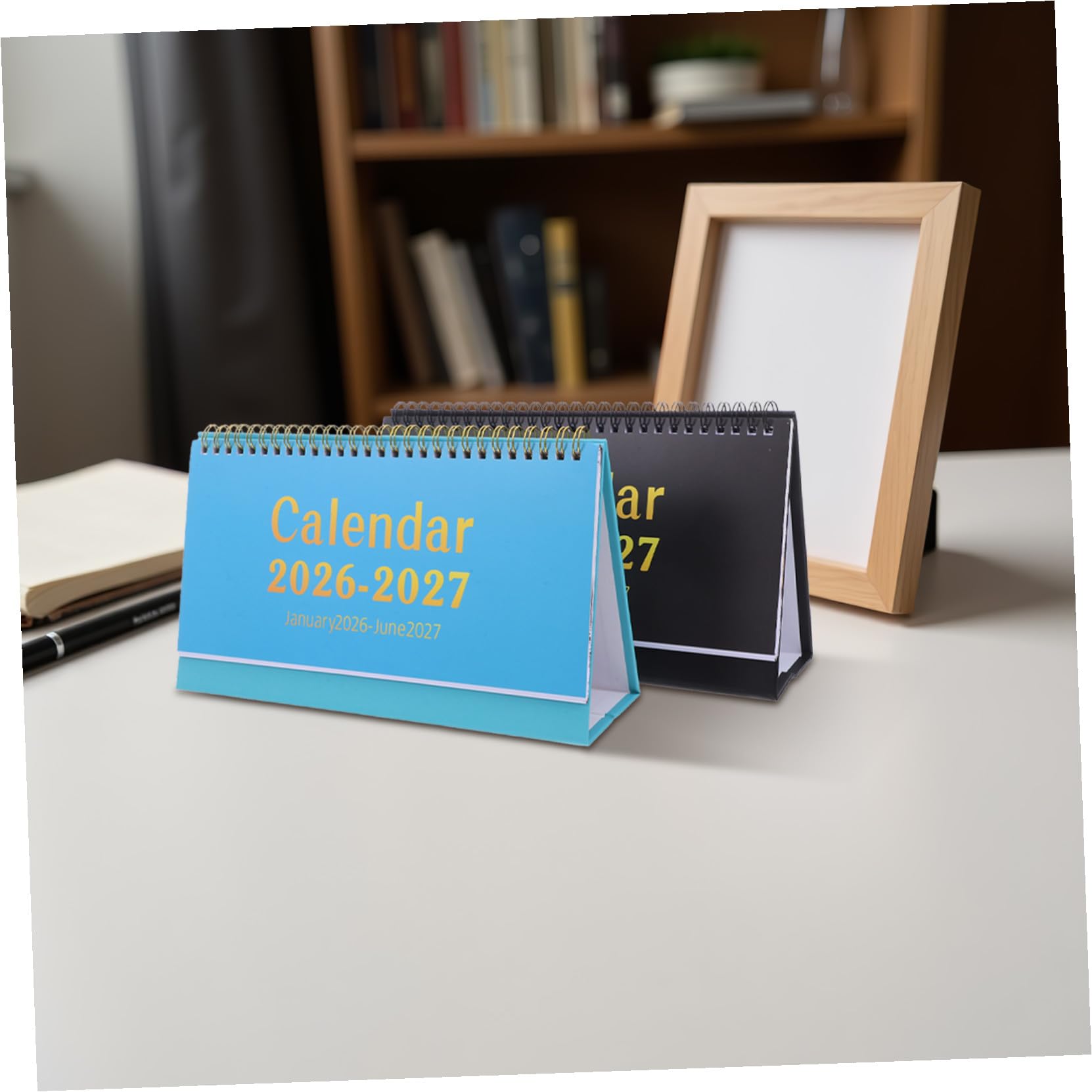 Kalender 2026, 2-teiliger Dualbook-Tischkalender, Kleiner, platzsparender Monatsplaner für Büro, Zuhause und Klassenzimmer, tägliche Referenz für Nahtlose Terminplanung