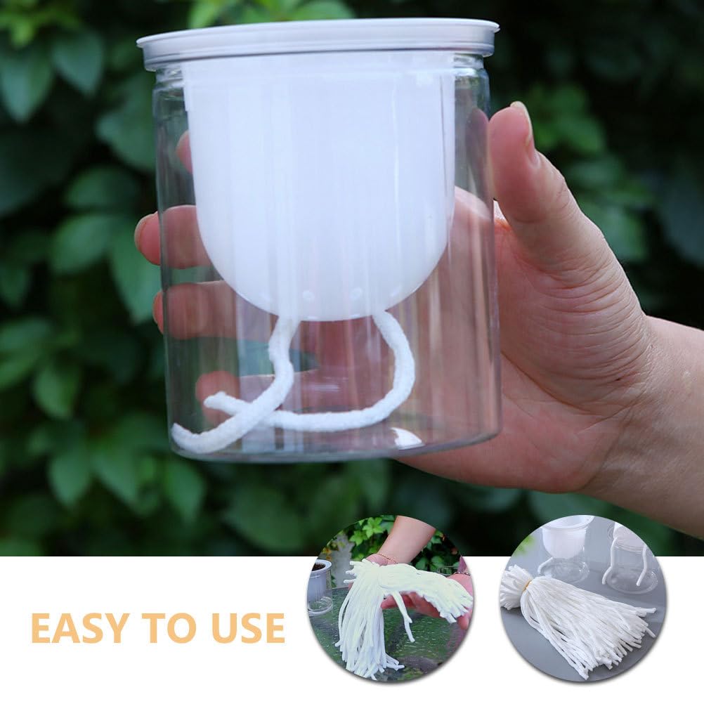 100 Stück Selbstbewässerung Docht Automatische Pflanzer Topf DIY Urlaub Automatische Bewässerung Gerät System Indoor Topfpflanze Waterer Tropfbewässerung Seil String