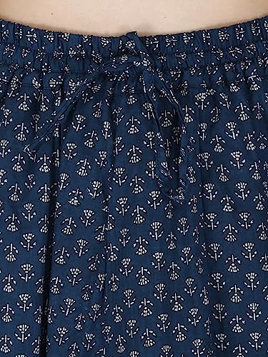 Image of Sttoffa Cotton Printed Women Wear Maxi Long Skirt 40 inch inch Full Length