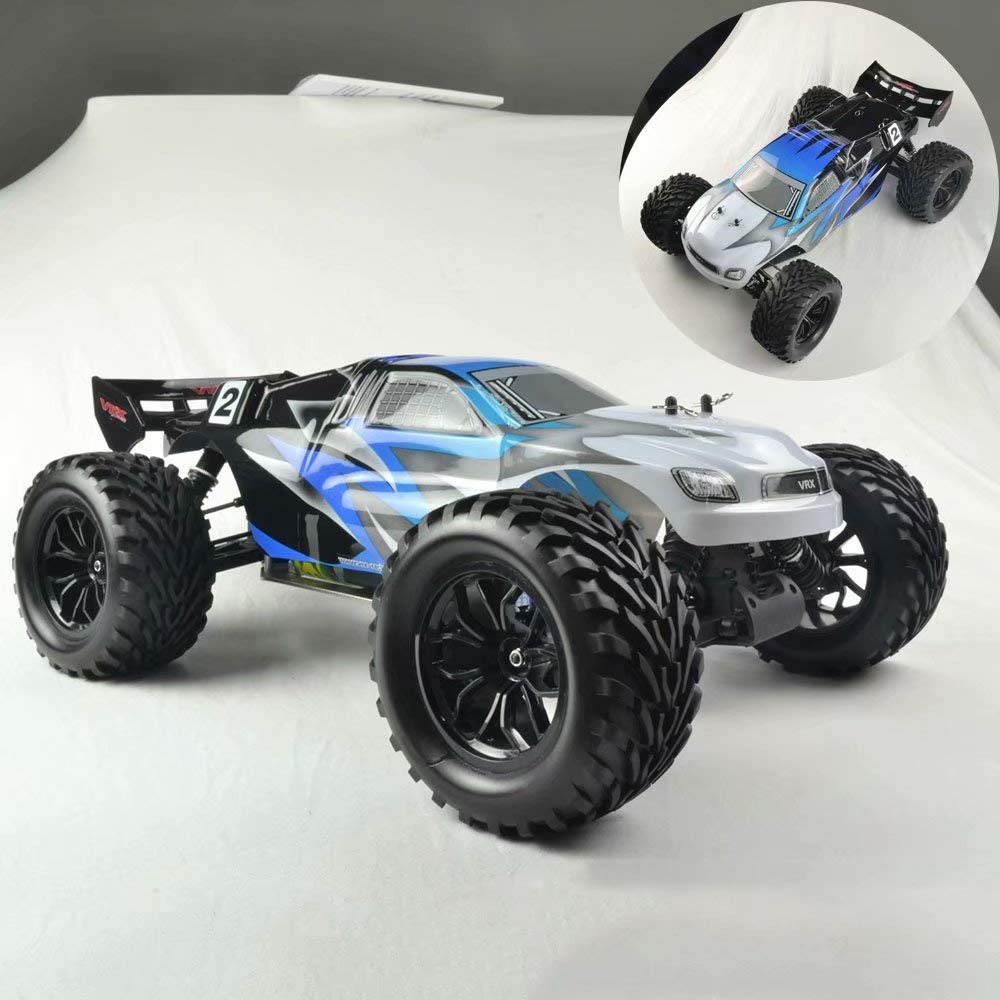 Remote Control Car - 1:9 methanol fuel remote control model big foot toy car GO engine Waterproof Radio Controlled Buggy for Adults and Kids
