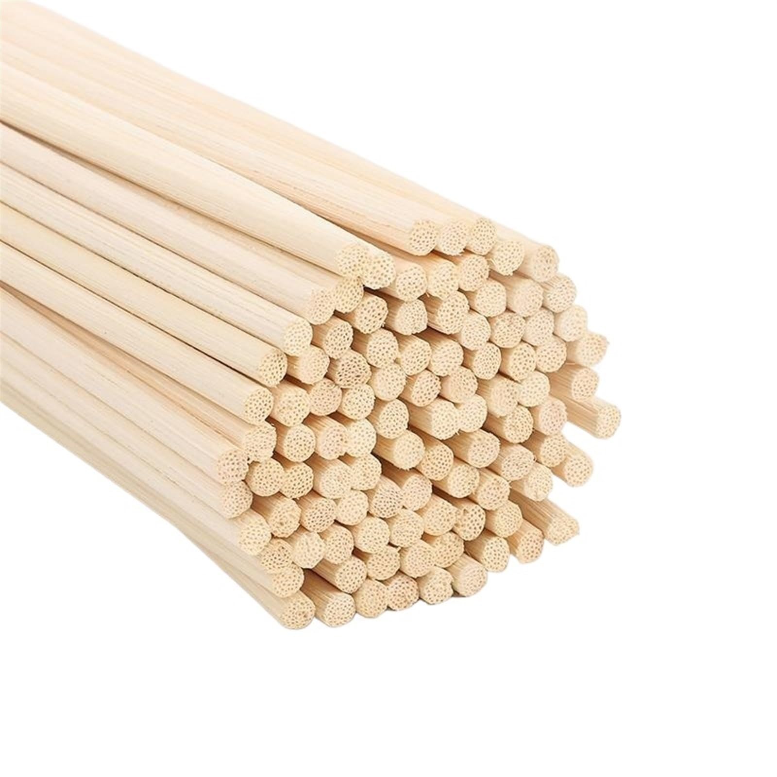 Craft Wooden Sticks 200/300/500Pcs DIY Wood Stickes Handmade Extra Thick Rattan Aromatherapy Diffuser Refill Sticks Woodworking Rattan Stick(3.0mmX200mm -500pcs)
