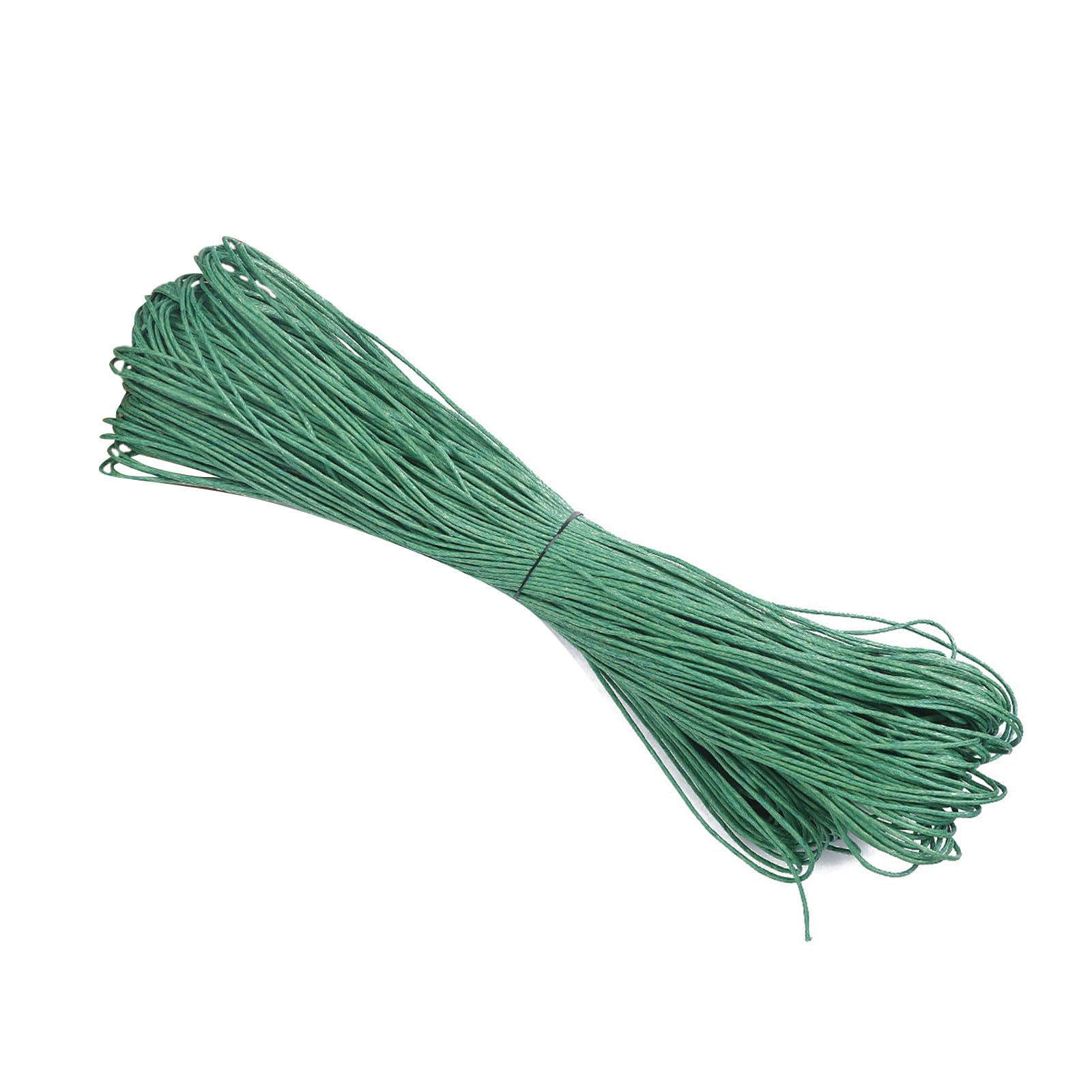 Lerpwige Cotton Waxed Thread Braiding Cord String 65.61yardX1mm Weaving Thread for Bracelets Necklaces Jewelry Crafting Project Cord