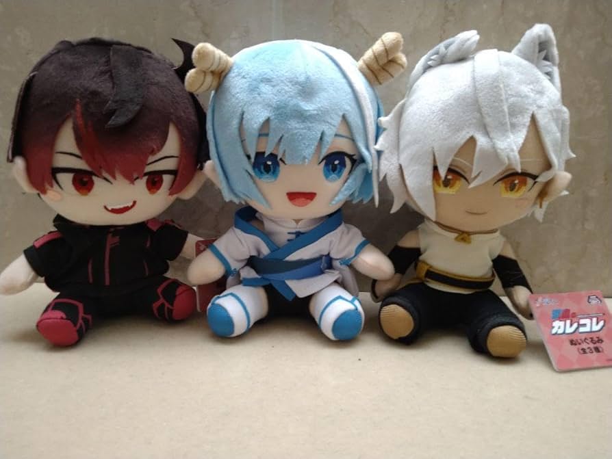混血のカレコレ ぬいぐるみセット チャンネル開設2周年記念！YouTubeチャンネル『混血のカレコレ