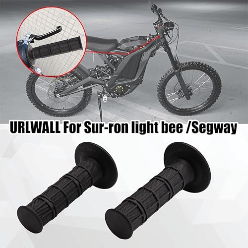 Miniatura 9 de Empuñaduras de acelerador, manillar de acelerador de gas para motocicleta Sur Ron Light Bee X y S Segway x160 x 260, antideslizante plegable para