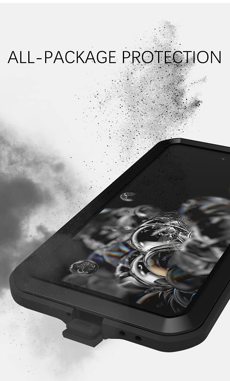 LOVE MEI Odporny na wstrząsy i wodoodporny futerał do Samsung Galaxy S21 FE Integral 360 Francja czerwony