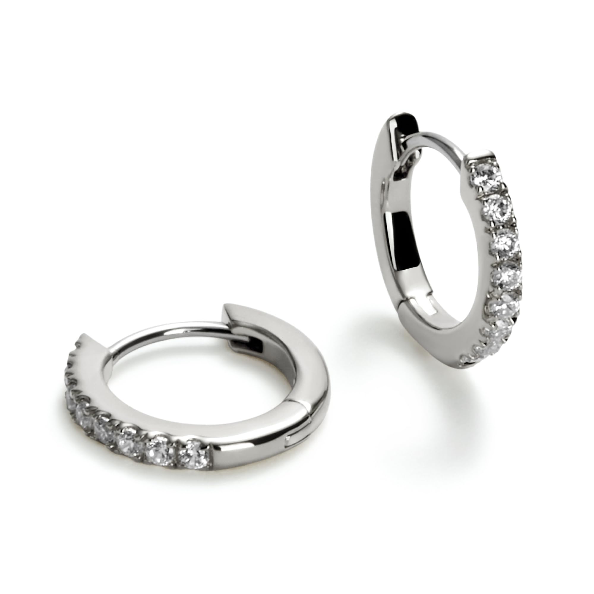 Ana Luisa Trendy Huggie Hoop Earrings for Women - 14K Gold Plated or Sterling Silver Hoop Earrings - Small, Dainty, Hypoallergenic, Water-Resistant,