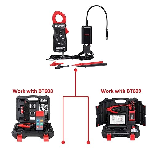 Miniatura 4 de Autel MaxiBAS BTAK - Kit de accesorios para probador de batería, medición de voltaje, resistencia de corriente, resistencia de la batería, lecturas