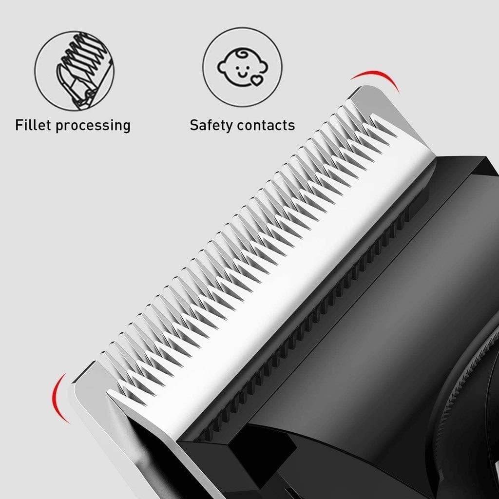 Electric Clipper Man Trimmer, Alloy, LED Display, Rechargeable Haircut Kit