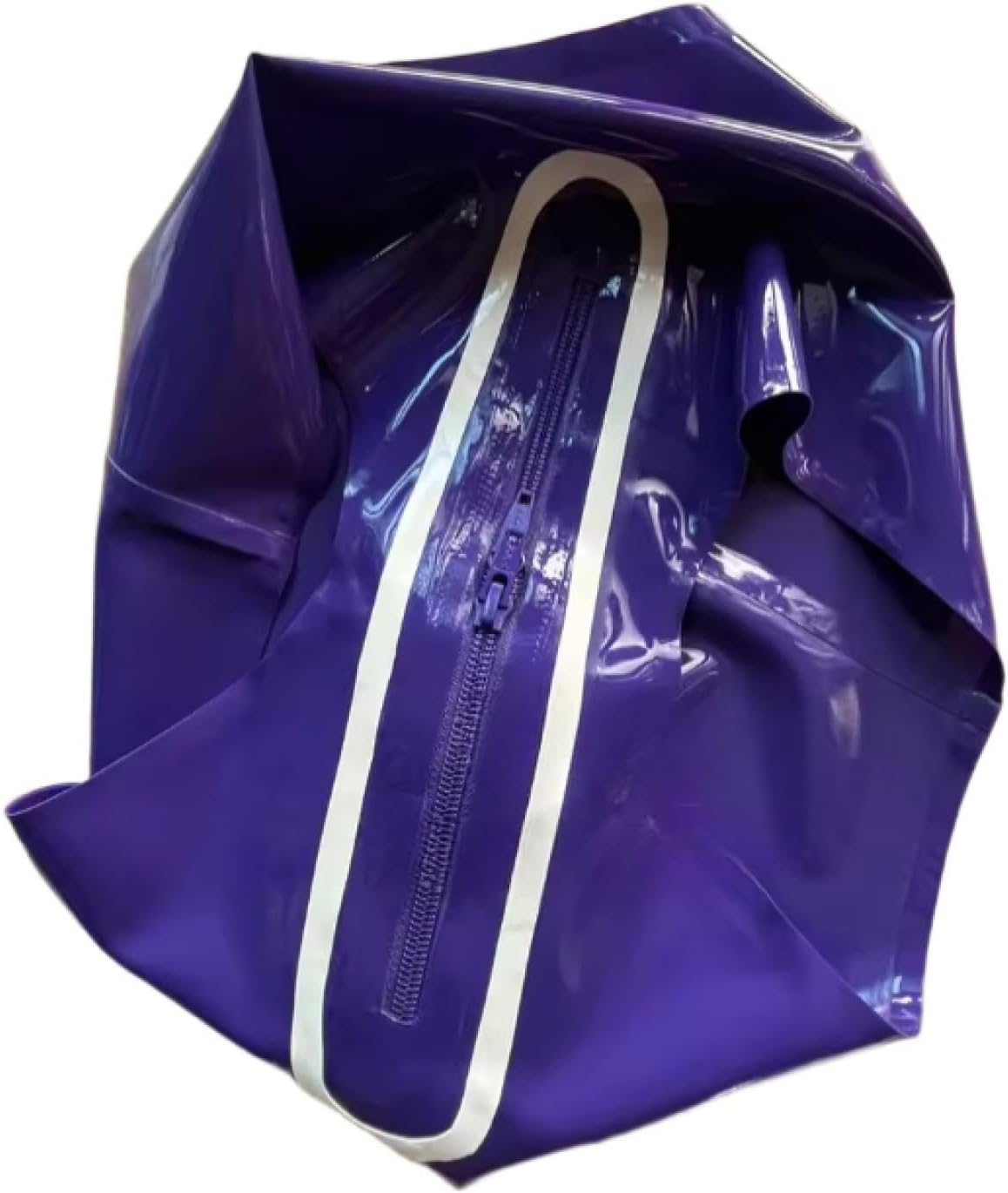 Women Latex Briefs Rubber Underwear Panties Cosplay With Crotch Zip