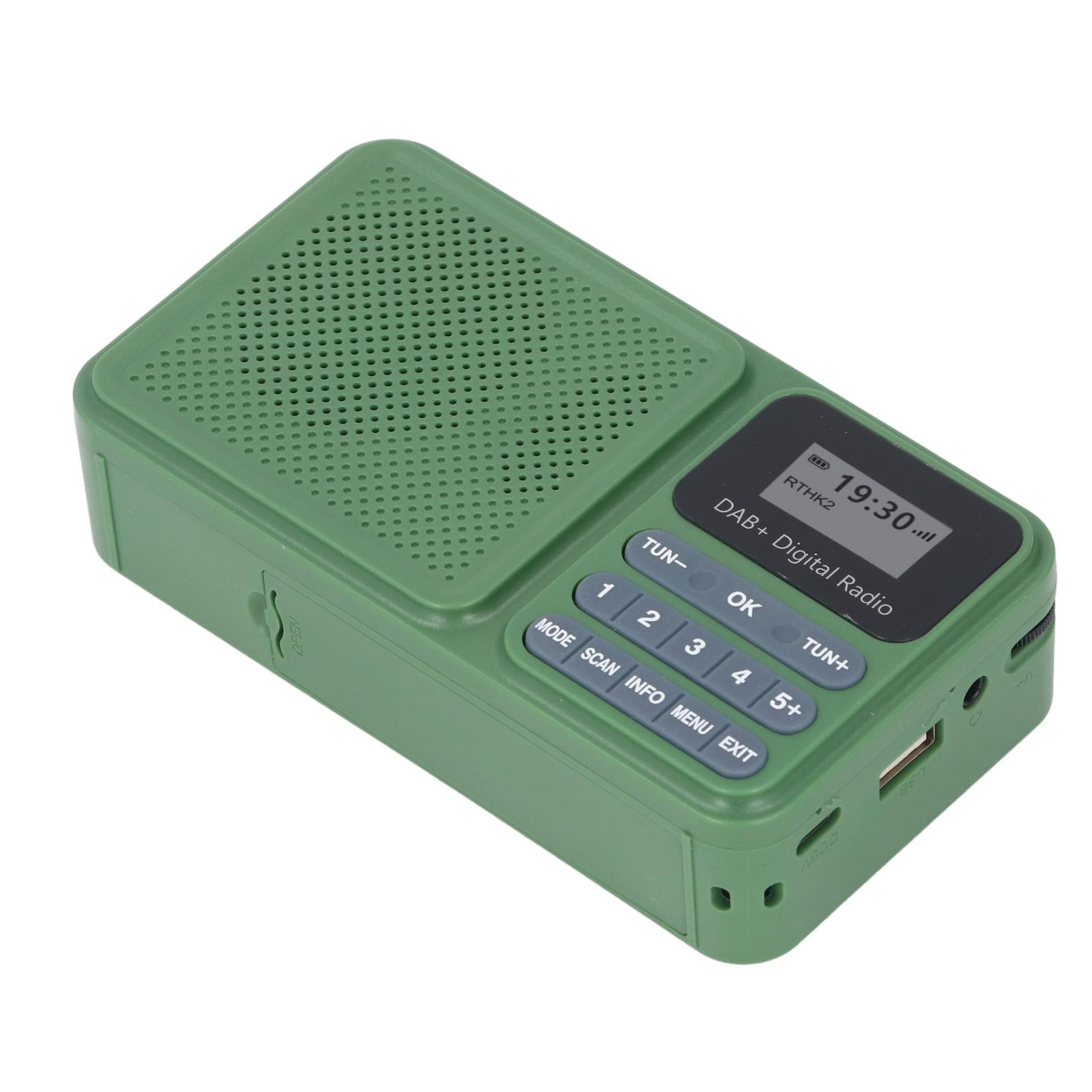 Solar Powered Dab Radio Stereo -Lautsprecher USB Music Playback Digital Radio für Outdoor -Aktivitäten
