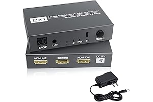 HDMI Audio Extractor Switch for Uncompromised Audio and Visual Delight