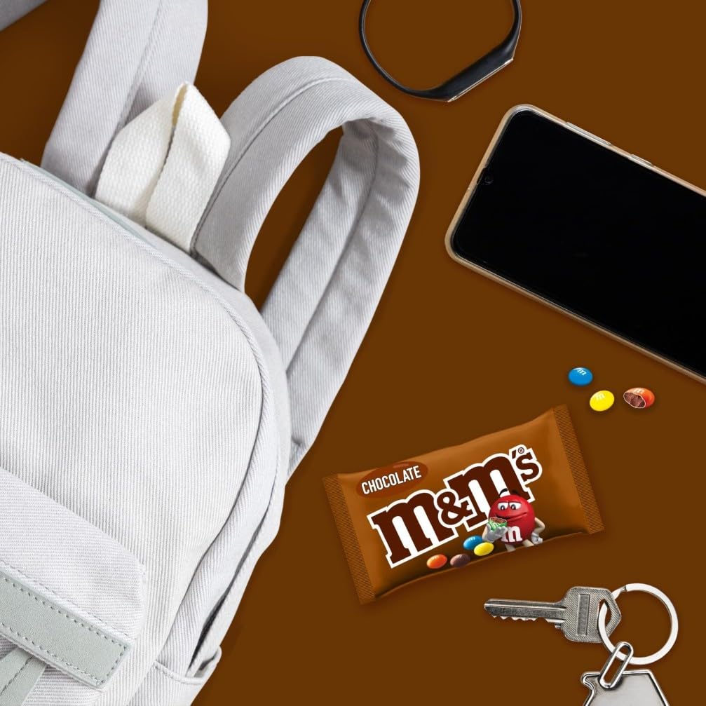 M&Ms Snack En Bolitas De Colores De Late Con Leche ( Bolsitas X 45g), Choco, 24 Unidad