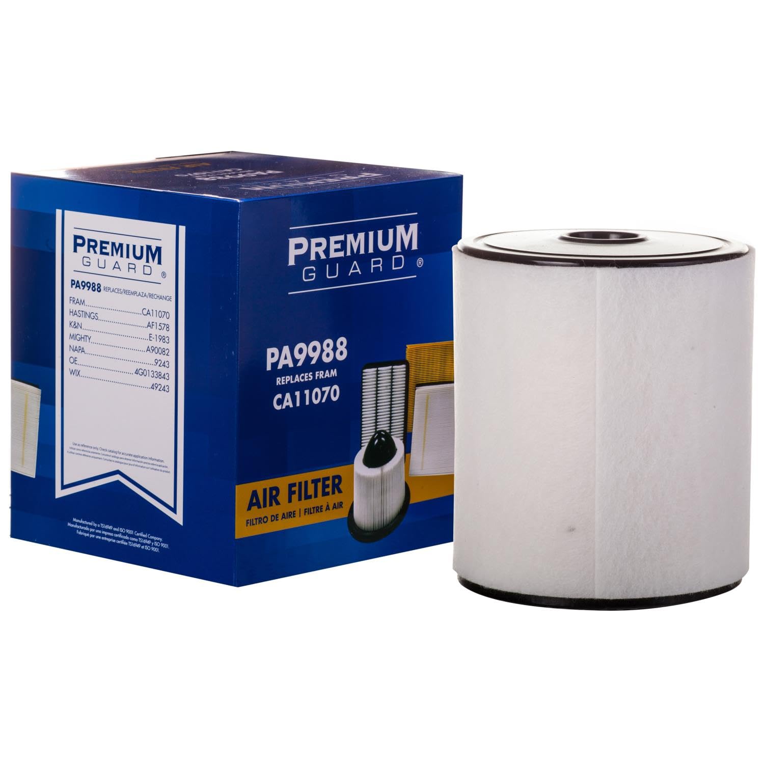 Premium Guard Air Filter PA9988 | Fits Audi A6, A6 Quattro, A7 Quattro, S6, S7, A7 Quattro, RS7