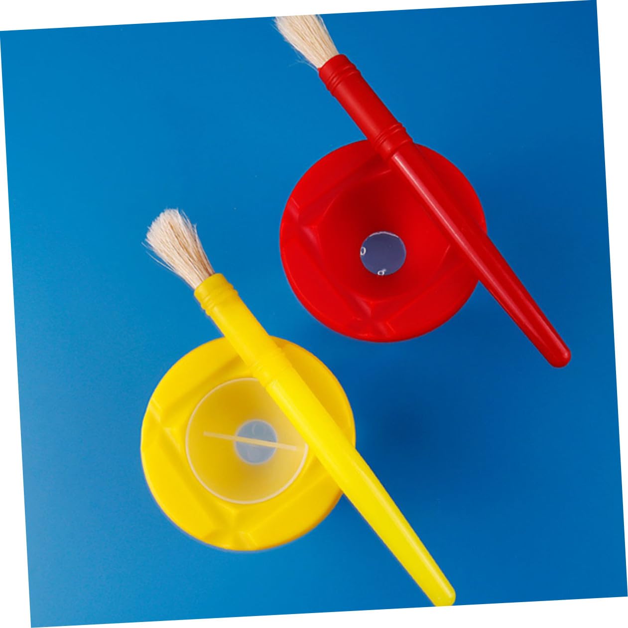 Vaso para Lavar Pinceles Infantil 10 Juegos, Plástico, Multicolor
