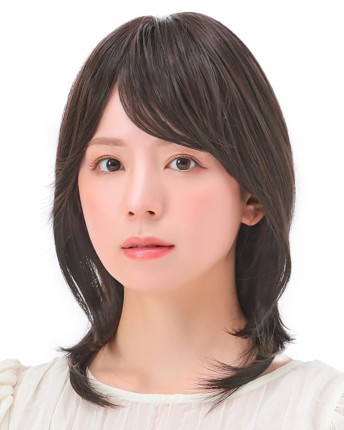 [AQUADOLL(アクアドール)] ウィッグ 医療用 フルウィッグ ミディアム レイヤー レディース かつら 女性 フリーサイズ  DRB.ダークブラウン pw209DRB