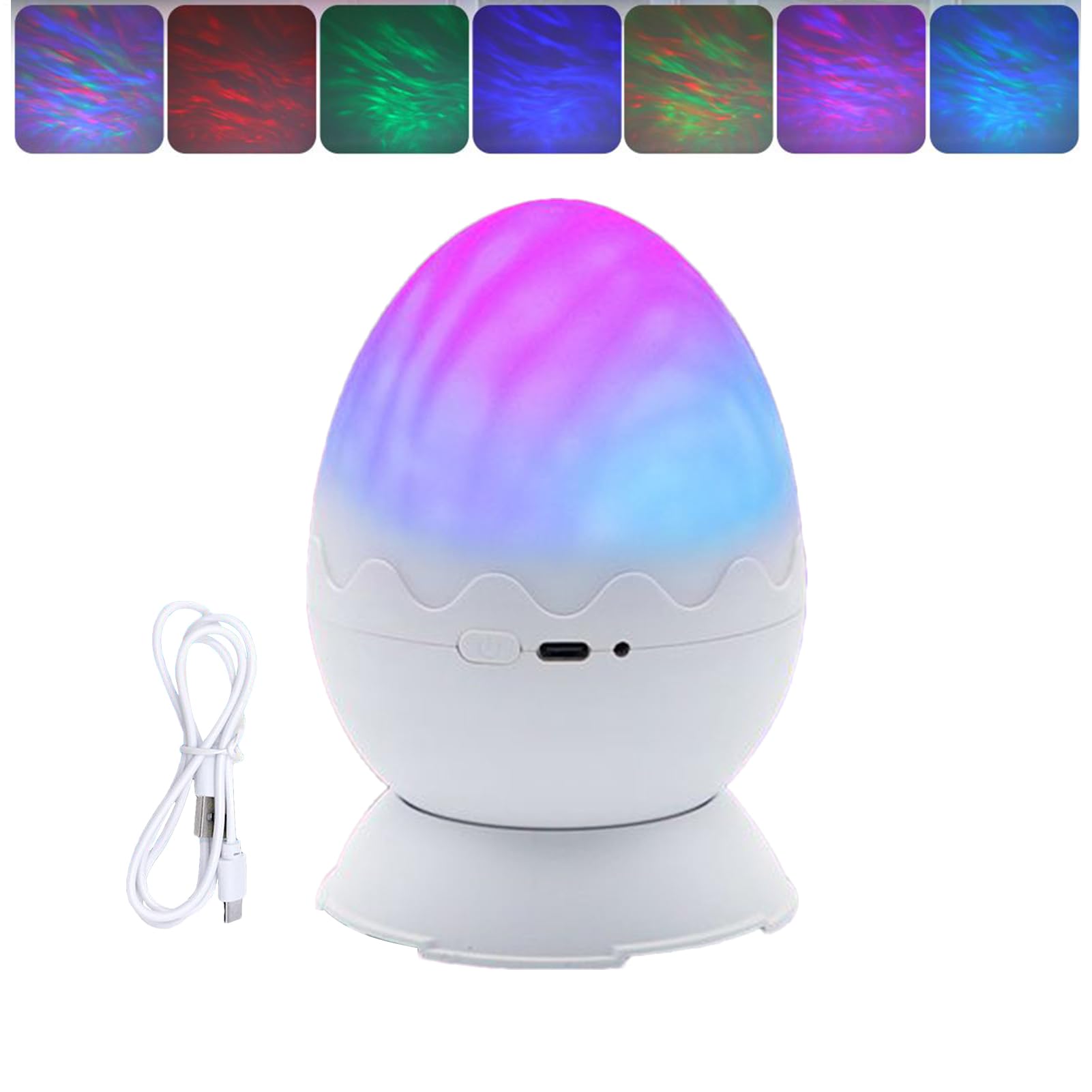 Kids Night Light Projector,Dinosaur Egg Shaped Lighting Lamp - Star Projector for Bedroom - for 3-12 Years Old Girls Teen Boys Baby Dorm Space Ceiling Room Bedroom