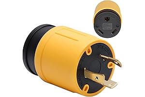 STARELO 30 Amp 3Prong RV Generator Adapter