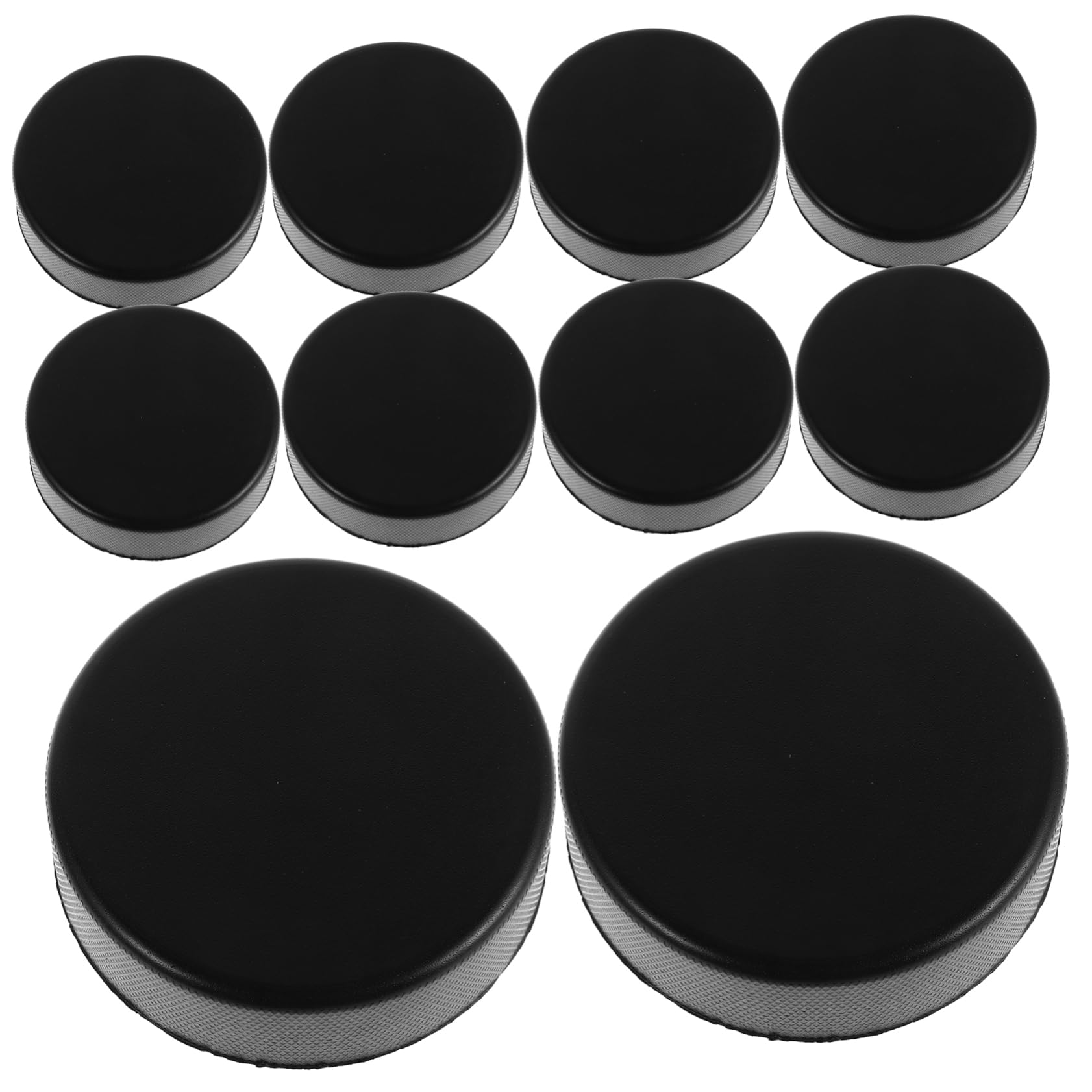 Yardwe Realistic Ice Hockey Training 20pcs Black Hockey Balls Game Training Pu Material