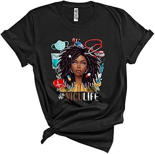 NICU Life, Wonderful Black History Afro Women Hair Nurse Tools, Matching Nursing Nurse Group Unisex T-Shirt