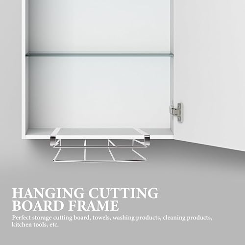 Vista 14 de Hemoton Estante de almacenamiento de cocina de acero inoxidable, negro, 20 pulgadas