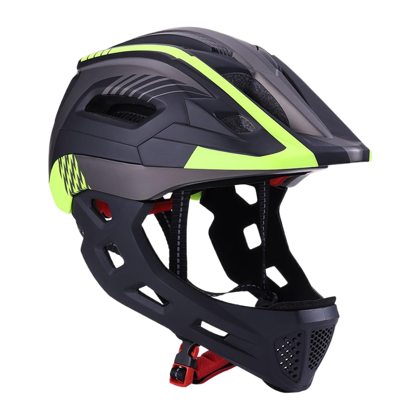 Kask z pełnym wizjerem dla dzieci, ochrona głowy podczas jazdy konnej i jazdy na rowerze, kask rowerowy dla dziewcząt, młodzieży, skateboardzistów, początkujących, do zabawy na świeżym powietrzu